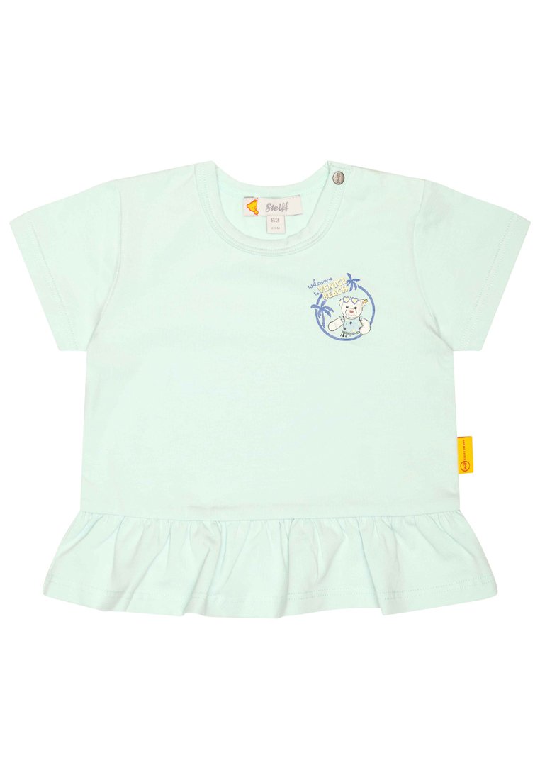 Steiff T-shirt basic mintgroen Steiff T-shirt basic mintgroen