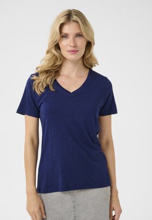 Cream NAIA - Basic T-shirt - ocean cavern
