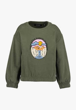Blue Seven Sweatshirt - oliv