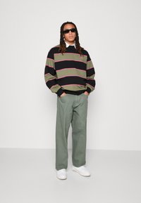 Obey Clothing BIGWIG BAGGY - Vrećaste traperice - laurel wreath