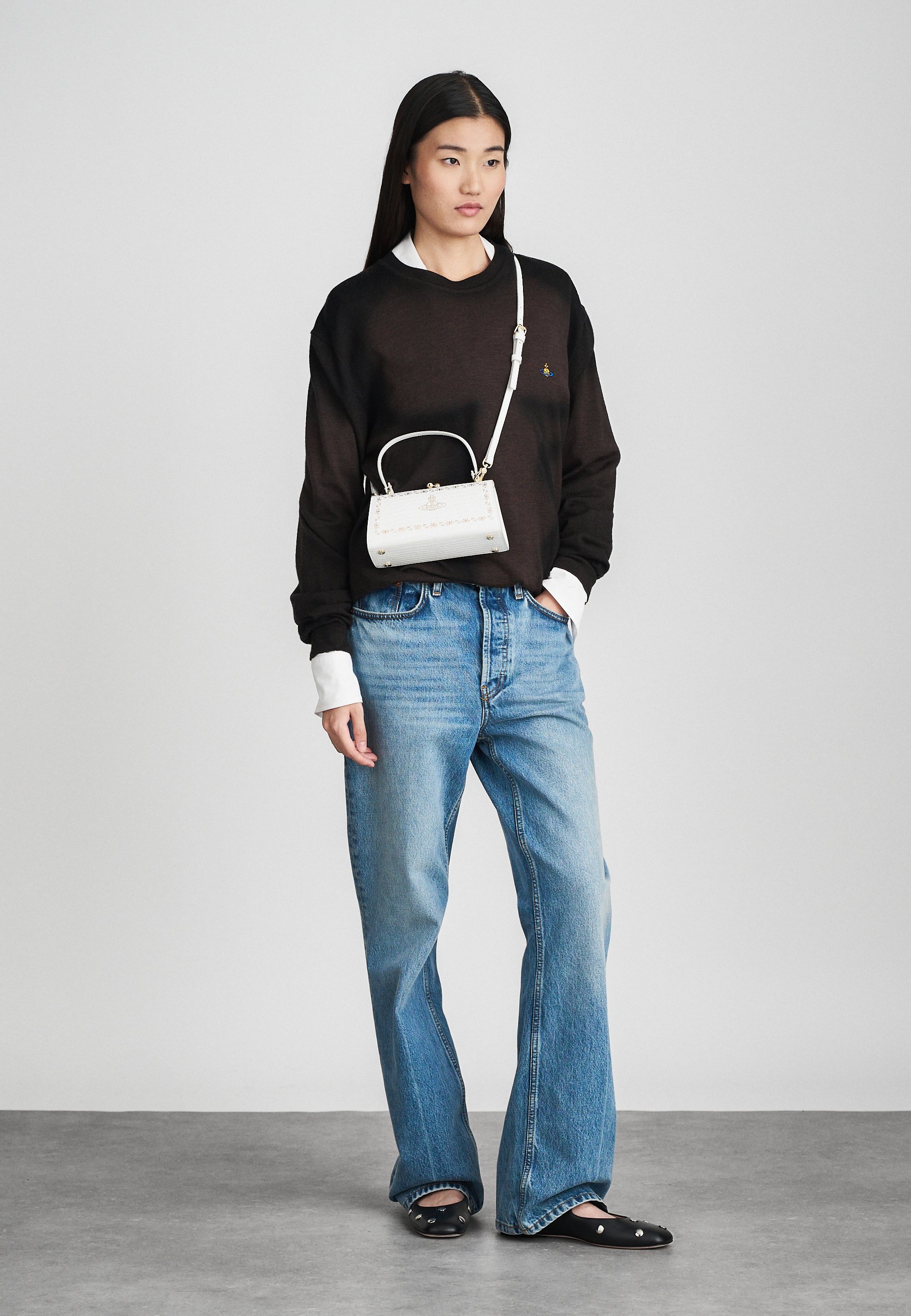 Vivienne Westwood DOLL FRAME PURSE - Cross body bag - white