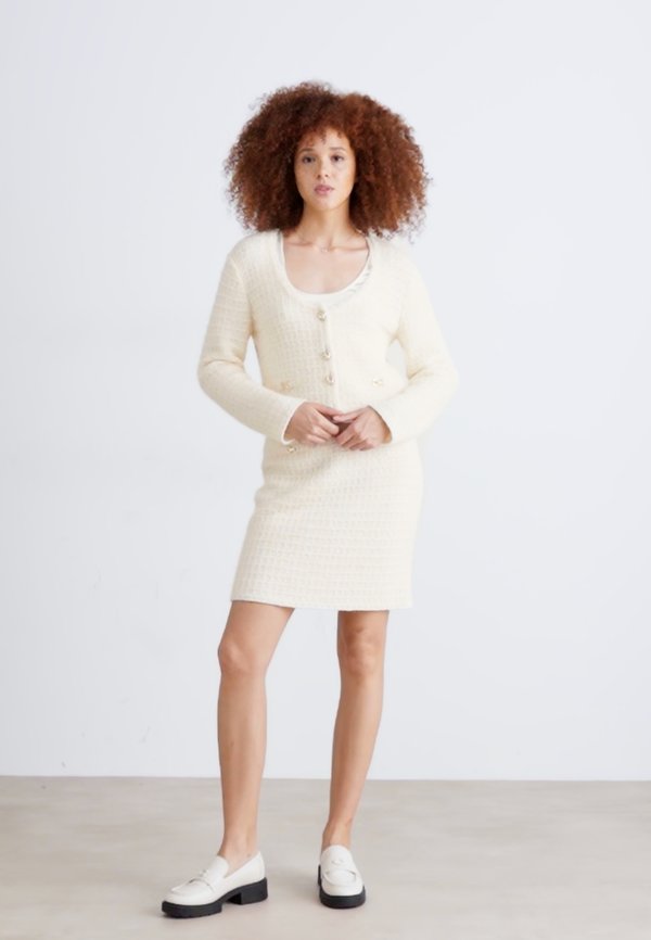 Cardigan - bright ecru4