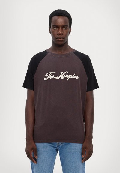 The Kooples T-shirt con stampa - black washed