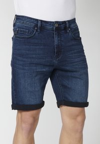 Koroshi STRECTH  STRECT - Kratke hlače od trapera - azul osc   dark blue
