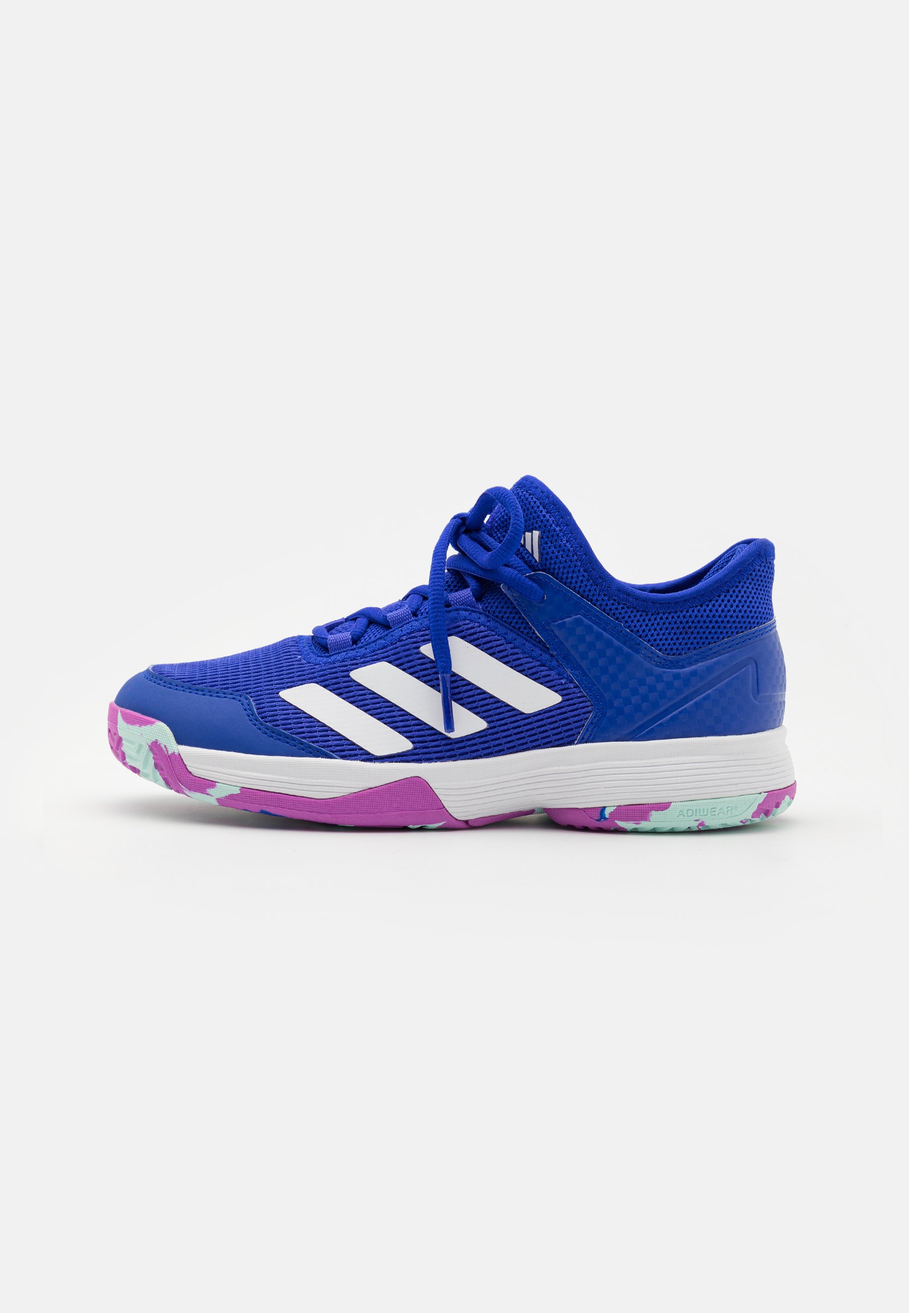 adidas Performance UBERSONIC 4 KIDS - Clay court tennis shoes - lucid blue/ footwear white/purple burst/blue - Zalando