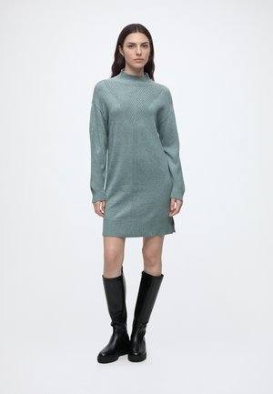 ONLY, ONLPRINCESS HIGHNECK DRESS  - Рокля тип пуловер - scarab/melange