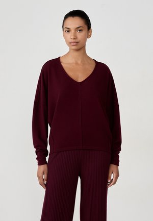 GANAELLE - Haut de pyjama - bordeaux