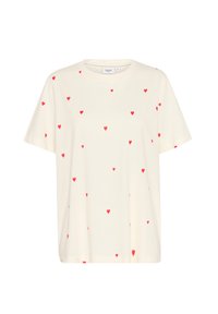 DAGNI - T-shirt print - ice flame hearts
