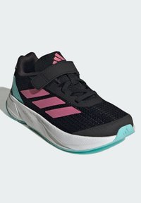 adidas Performance DURAMO - Zapatillas running asfalto - core black   pink fusion   cloud white
