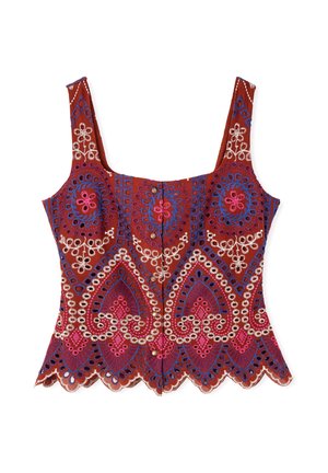 Ipekyol, IPEKYOL BLOUSE EMBROIDERED BLOUSE - Blouse - d.purple