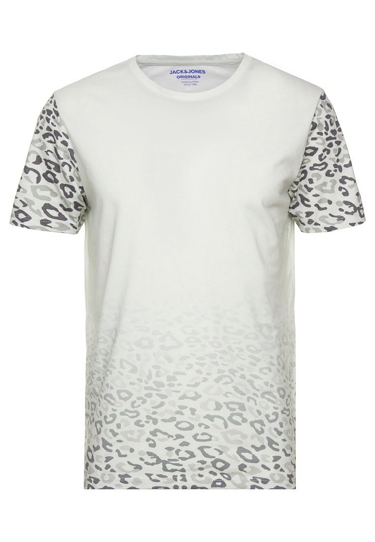 jack & jones T-shirt print zilverkleurig jack & jones T-shirt print zilverkleurig