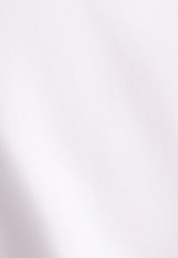 Fabric swatch in soft white, smooth texture with a slight sheen, featuring a uniform surface without patterns or visible seams.