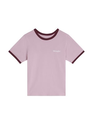 Wrangler, RINGER TEE - T-shirt imprimé - keepsake lilac