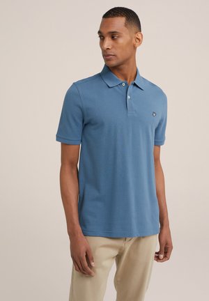 WITH STRUCTURE - Poloshirt - blue