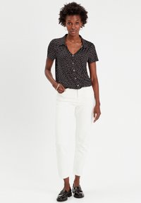 Cache Cache MOM MIT HOHER TAILLE - Jean slim - ecru