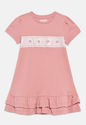 Guess TODDLER INTERLOCK DRESS - Rochie din jerseu - slight pink