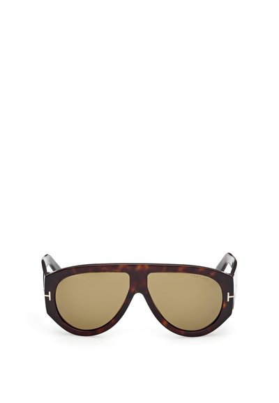 Tom Ford BRONSON - Solglasögon - dark havana