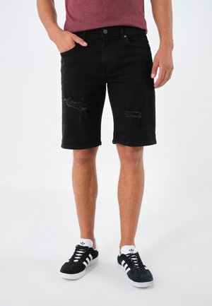 Farkkushortsit - black