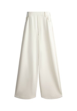 OYSHO, 5-POCKET SKINNY TROUSERS - Pantalon classique - pale ecru