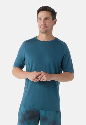 Smartwool ACTIVE ULTRALITE SHORT SLEEVE - Sports T-shirt - twilight blue