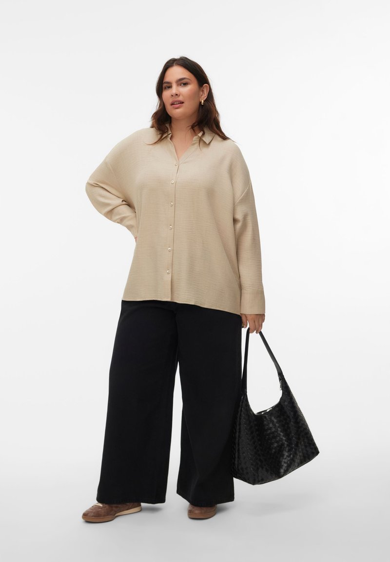 Vero Moda Curve Overhemdblouse grijs