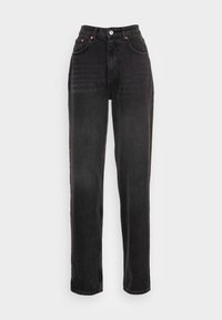 Gina Tricot 90S OVERSIZE - Calças de ganga de corte relaxado - offblack