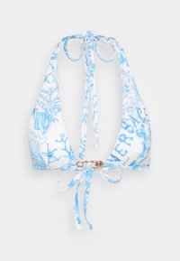 SWIM RENEWSTYLE LIGHT UNDERWATER BAROCCO ALL OVER SAFETY PIN - Haut de bikini - eggshell/bright blue
