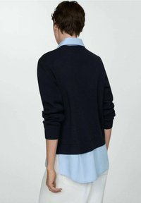 Mango Strickpullover - royal blue