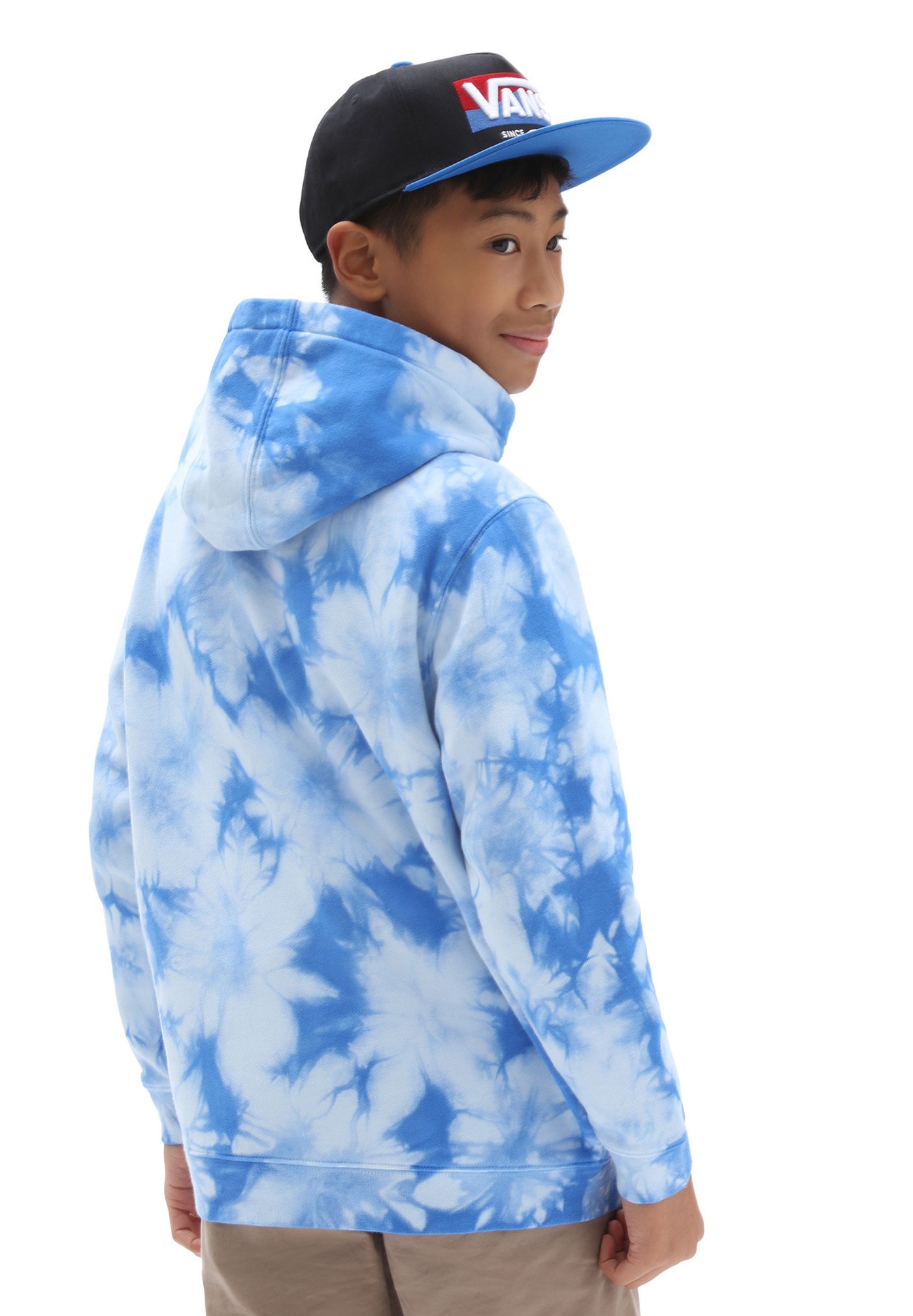 Vans BY TIE DYE PO BOYS - Felpa - nautical blue/tie dye/blu - Zalando.it