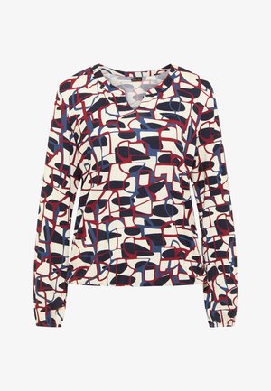 Blouse - indigo panna cotta marsalla