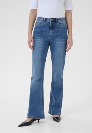 Bootcut-farkut - medium blue denim