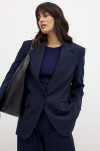 MAXI ONE BUTTON  - Blazer - dark navy