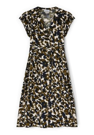 Motivi, VESTITO CHEMISIER STAMPATO - Robe chemise - verde militare