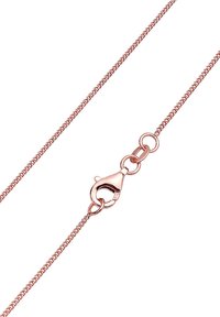 Roosakuldne ketist kaelakee peene ja tekstuurse disainiga, varustatud homaarluku kinnitusega. Paksus on ligikaudu 1,5 mm.