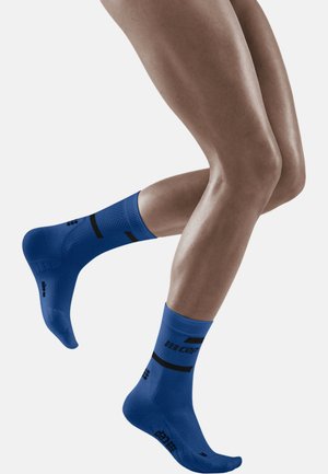 THE RUN COMPRESSION SOCKS MID CUT WOMEN - MADE IN GERMANY - Sportsocken - blue
