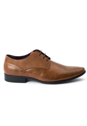 DERBY - Elegantní šněrovací boty - tan brown