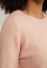 WE Fashion Stickad tröja - salmon