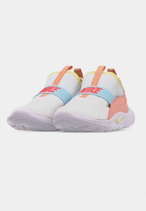 Nike FLEX RUNNER 4 TD UNISEX - Road running shoes - summit white/life lime/arctic orange/hot lava/glacier blue/work blue — photo 3