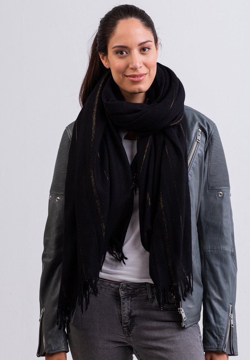 CASH-MERE - Scarf - schwarz, Enlarge