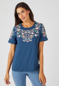 Damart T-shirt con stampa - marine