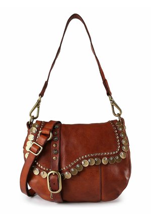 GIOACHINA SCHULTER - Handtasche - cognac