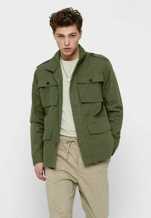 Giacca leggera - olive night