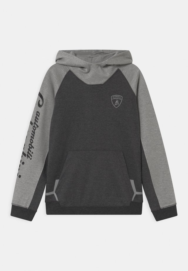 COLOR BLOCK HOODED - Sweatshirt - grey estoque