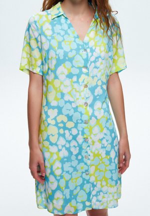 Robe chemise - turquoise