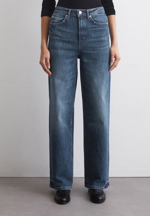 MODEL TOLVA LONG - Jeans Straight Leg - striped authentic dark wash