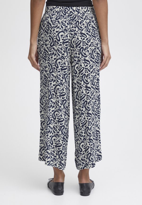 IHMARRAKECH - Trousers - total eclipse paisley aop3