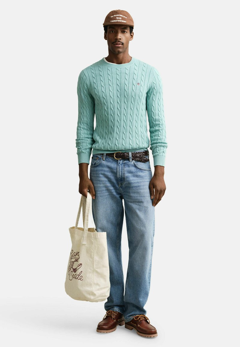 GANT Svetr - muted turquoise