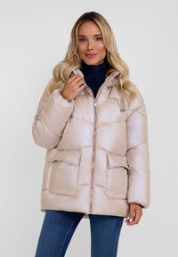 RESPECT WARM QUILTED - Winterjas - stone