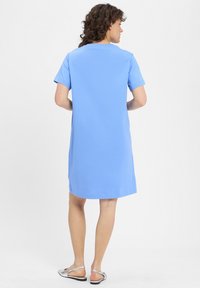 Marie Lund Jerseykleid - blau