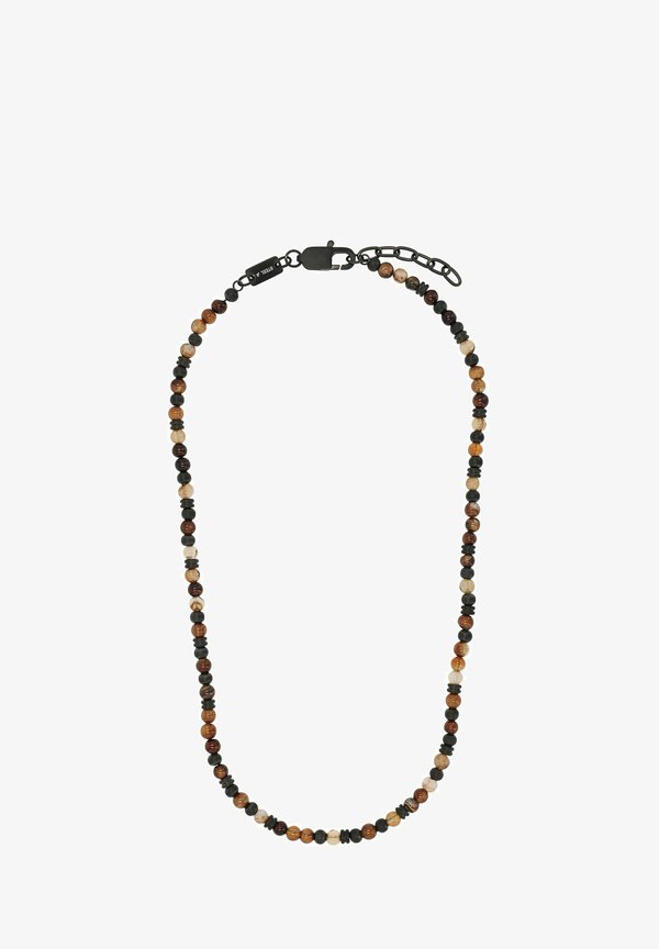 BEADS ACHAT – Halskette – braun